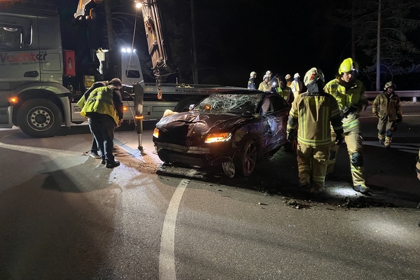 Unterstützungseinsatz Fahrzeugbergung nach VU