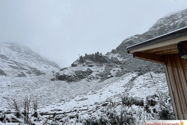Brand auf der Edmund-Graf-Hütte (2375 m)