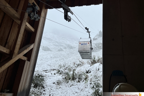 Brand auf der Edmund-Graf-Hütte (2375 m)