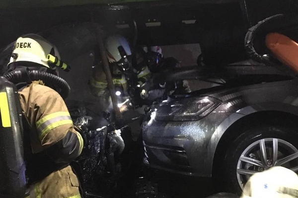 LKW-Brand im Arlbergtunnel am 29.01.2019