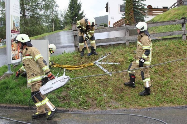 Alarmmeldung "Person droht abzustürzen"