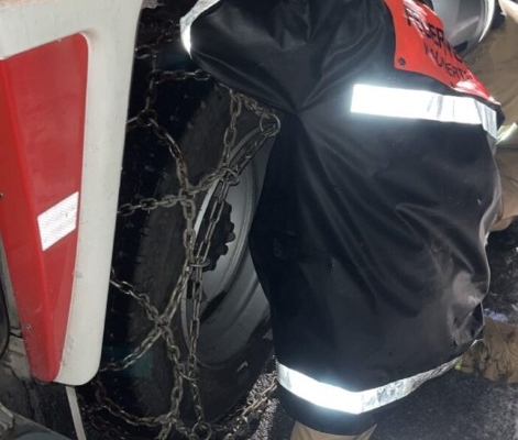 Fahrzeugbergung auf der Kaunertaler Gletscherstraße Einsatz für die Freiwilligen Feuerwehren Kaunertal und Prutz