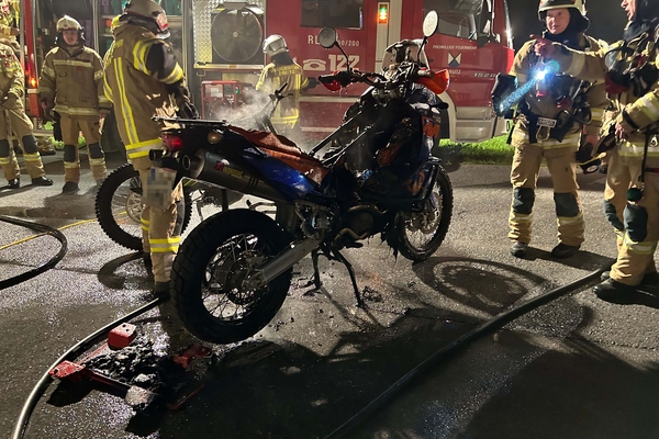 Brand in einer Garage in Faggen