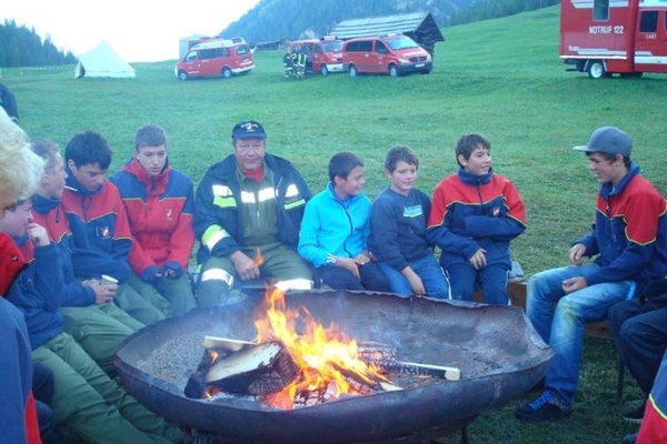 Zeltlager der Feuerwehrjugend in der Pfundser Tschey