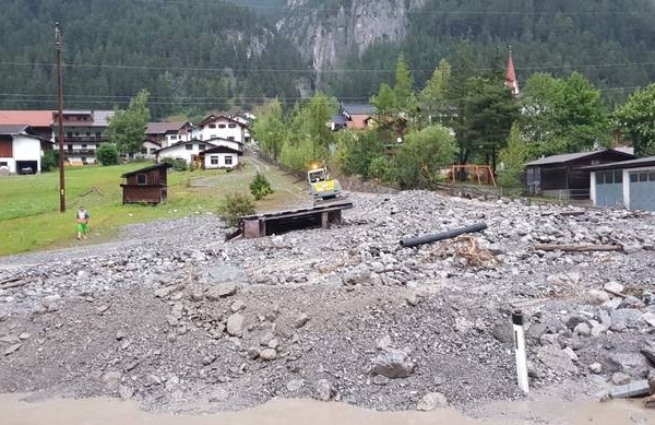 Murenabgang in Schnann und Pettneu - update
