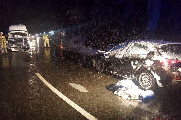 Verkehrsunfall auf der Arlbergpassstraße